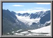 Ледник Капчальский - вид с ледника Немыцкого